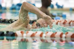 Swimming laps is an example of vigorous-intense activity.